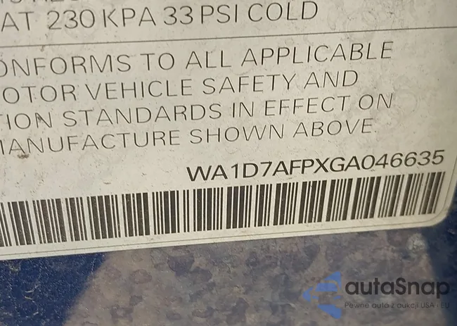 WA1D7AFPXGA046635: 42634448