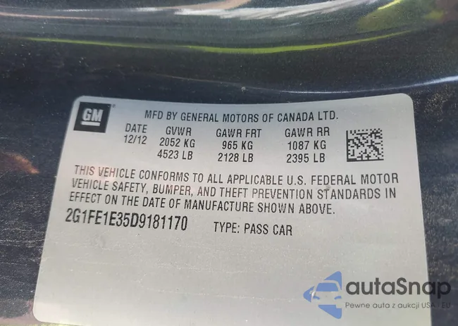 2G1FE1E35D9181170: 42634664