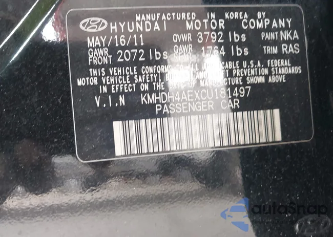 KMHDH4AEXCU181497: 42634732