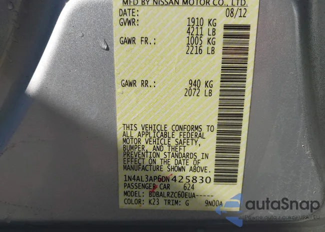 1N4AL3AP6DN425830: 42634872