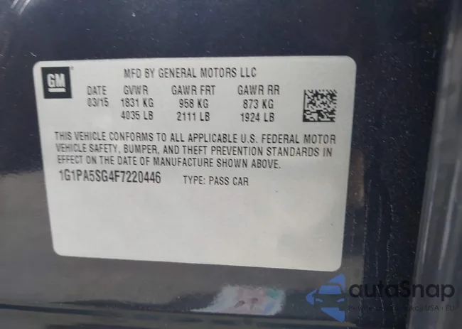 1G1PA5SG4F7220446: 42634206