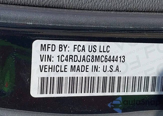 1C4RDJAG8MC644413: 42634338