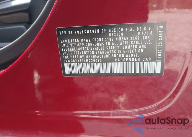 3VWDB7AJ0HM220093: 42635667