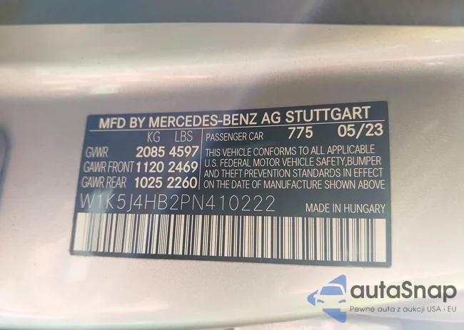 W1K5J4HB2PN410222: 42634965