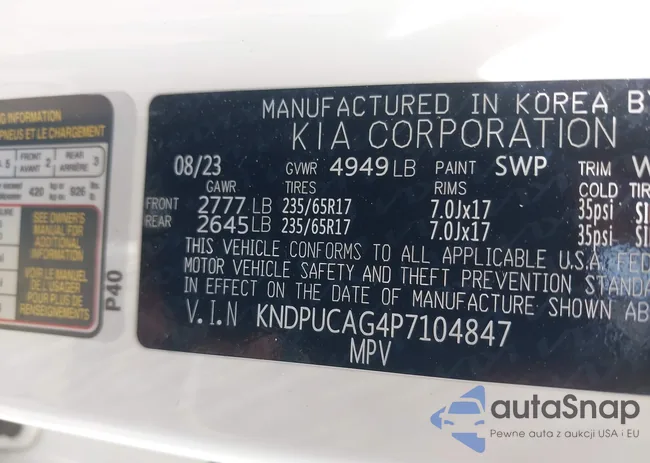 KNDPUCAG4P7104847: 42634973