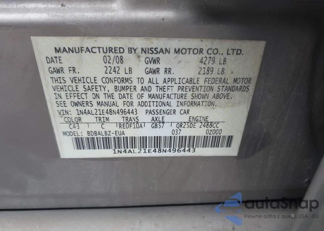 1N4AL21E48N496443: 42634996