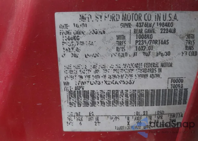 1FMYU031X2KA95567: 42635172