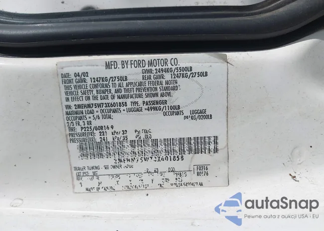 2MEHM75W73X601858: 42636554