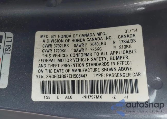 2HGFG3B87EH508447: 42636681