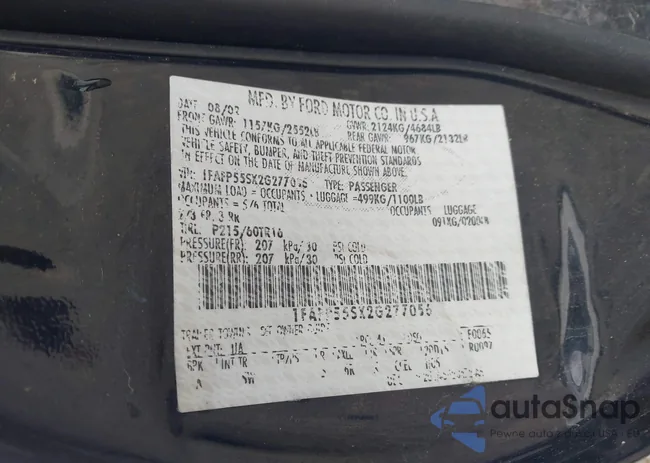 1FAFP55SX2G277056: 42636683