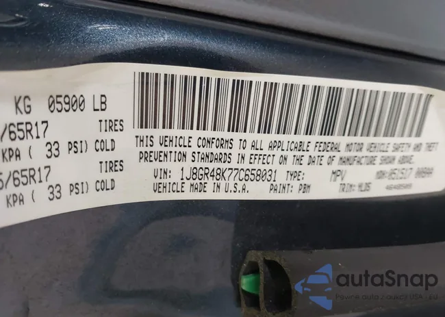 1J8GR48K77C658031: 42636784