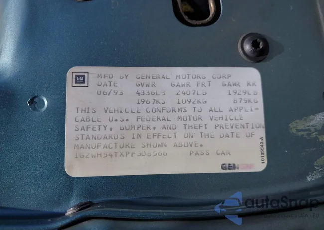 1G2WH54TXPF308566: 42636863