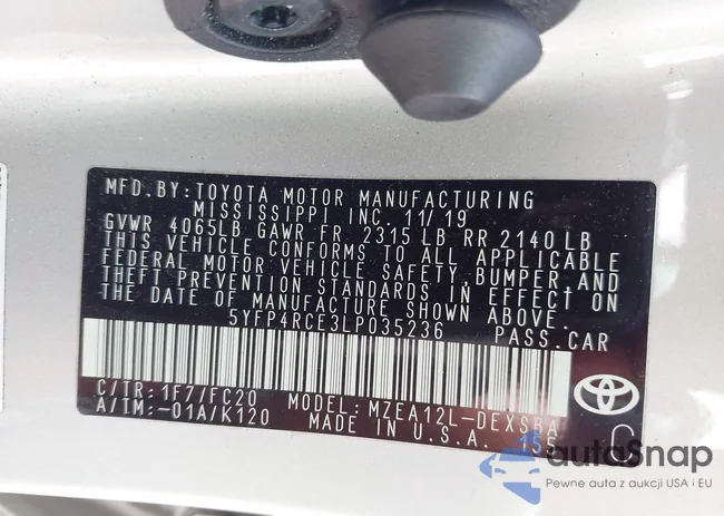 5YFP4RCE3LP035236: 42635997