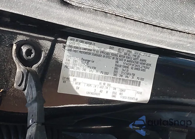 1FADP3F26DL276202: 42636085