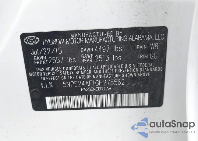 5NPE24AF1GH275562: 42637397