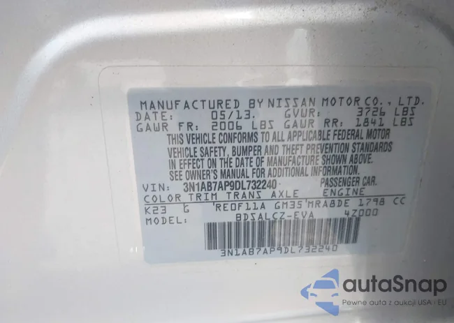 3N1AB7AP9DL732240: 42637473