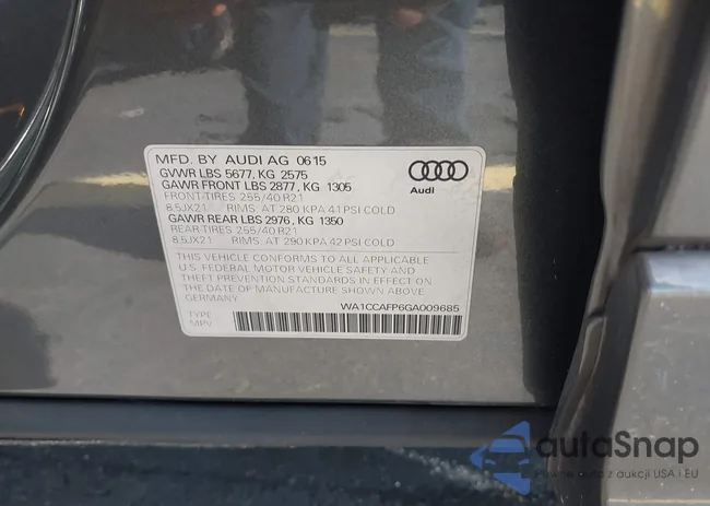 WA1CCAFP6GA009685: 42637495