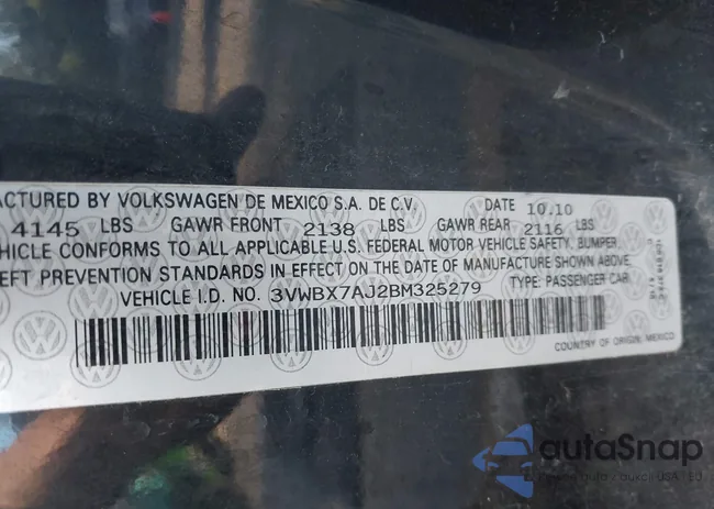 3VWBX7AJ2BM325279: 42637543