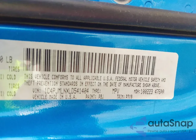 1C4PJMLNXLD541404: 42636994