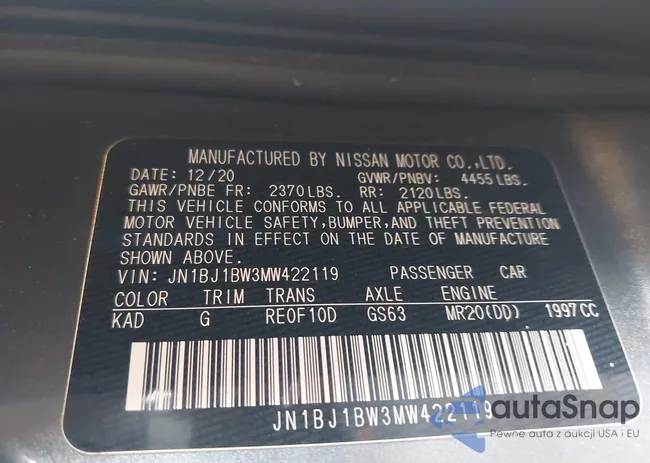 JN1BJ1BW3MW422119: 42637281