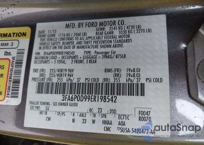 3FA6P0D99ER198542: 42637330