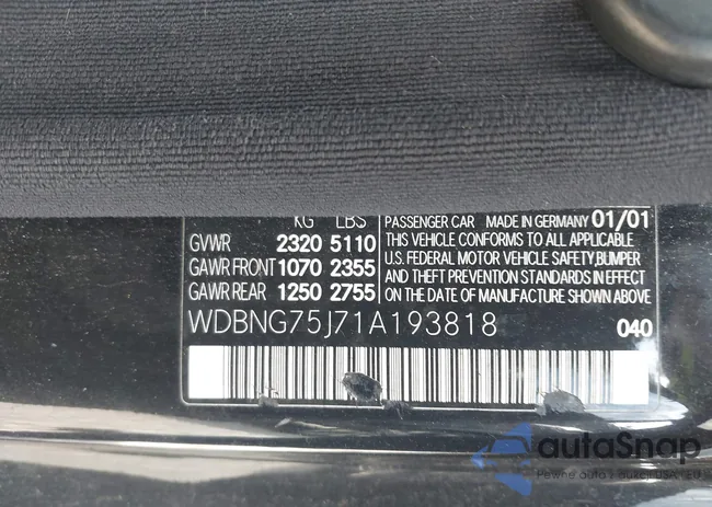 WDBNG75J71A193818: 42637338