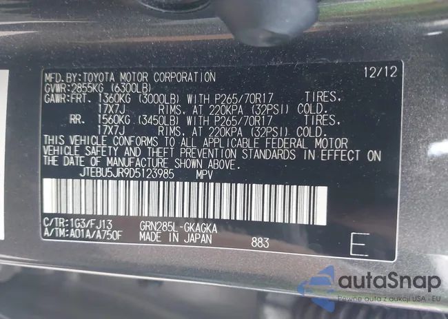 JTEBU5JR9D5123985: 42638784