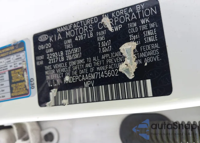 KNDEPCAA6M7145602: 42638820