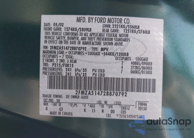 2FMZA51472BB70792: 42638828