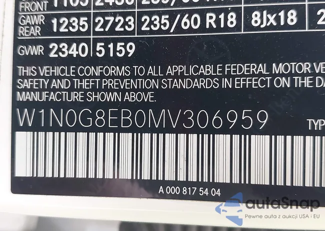 W1N0G8EB0MV306959: 42638919