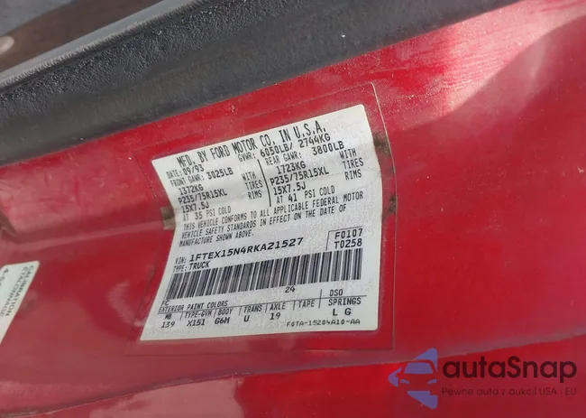 1FTEX15N4RKA21527: 42638934