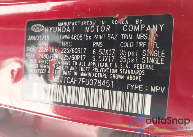 KM8JTCAF7FU078451: 42638013