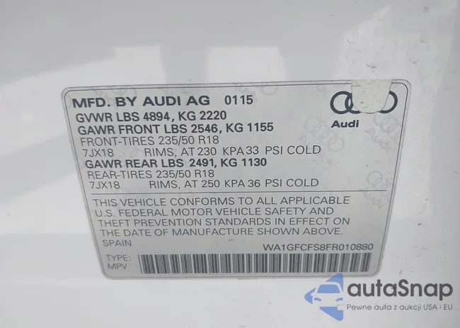 WA1GFCFS8FR010880: 42639504