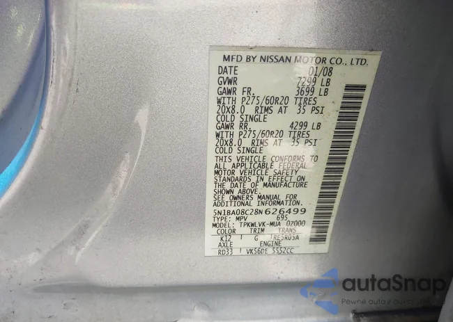 5N1BA08C28N626499: 42639717