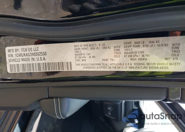 1C4RJKAG3N8562530: 42640408