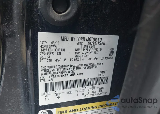 1FMJU1KT1GEF12395: 42640485