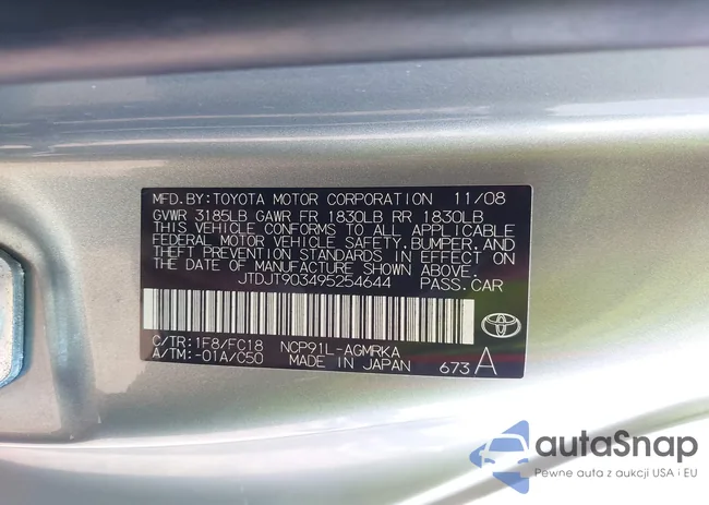 JTDJT903495254644: 42640644