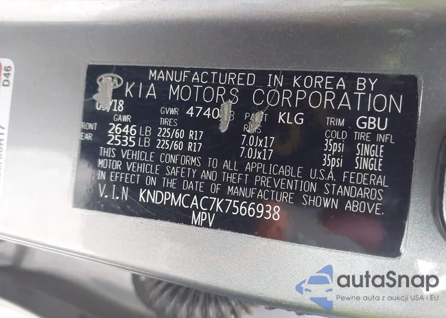 KNDPMCAC7K7566938: 42640767