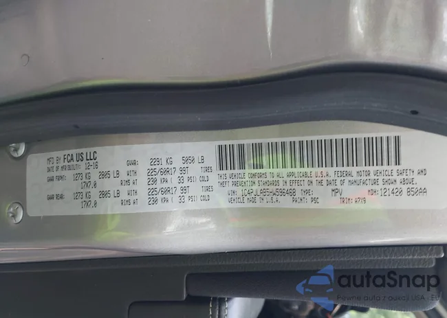 1C4PJLAB5HW596468: 42640784