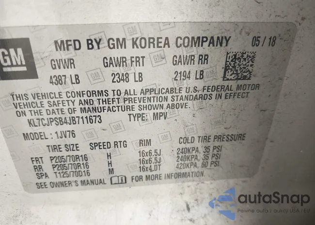 KL7CJPSB4JB711673: 42640852