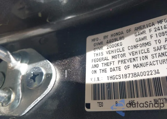 1HGCS1B73BAPP2234: 42640142