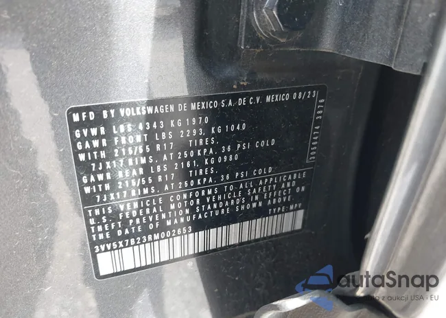 3VV5X7B23RM002653: 42640327