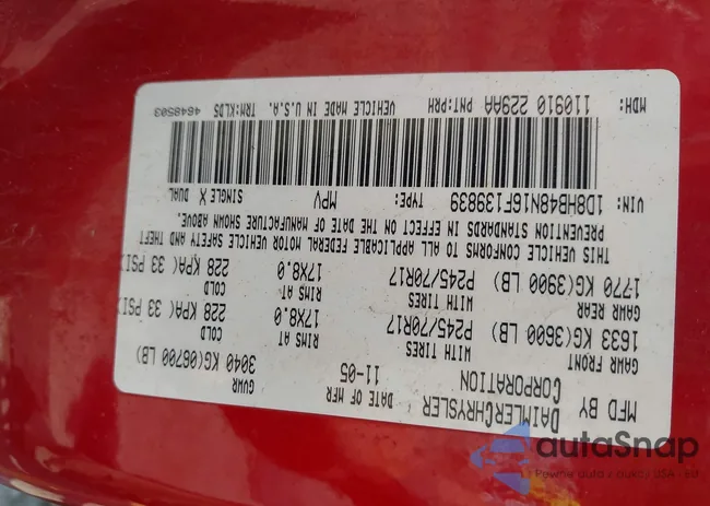 1D8HB48N16F139839: 42640350