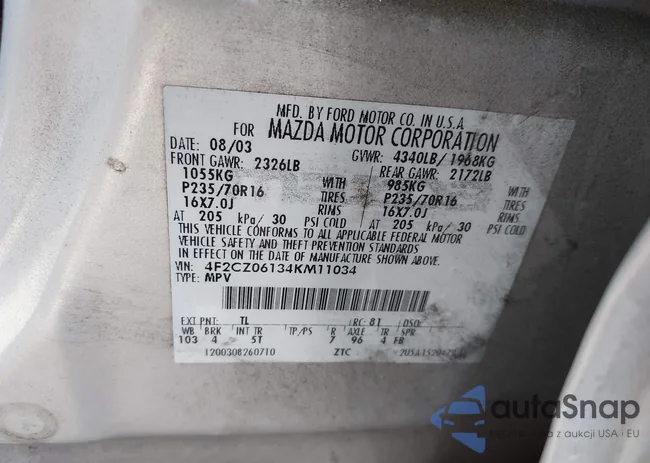 4F2CZ06134KM11034: 42641473