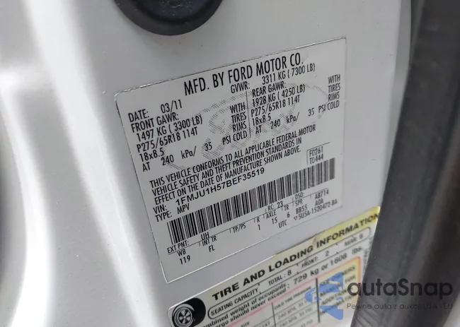 1FMJU1H57BEF35519: 42641577