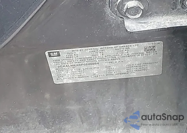 2GKALMEK6F6206554: 42641611