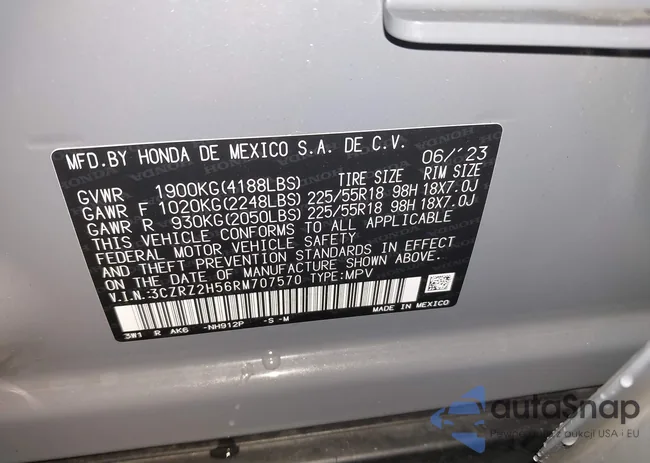 3CZRZ2H56RM707570: 42641660