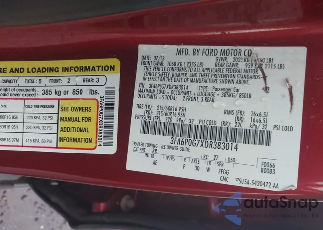 3FA6P0G7XDR383014: 42641676