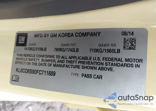 KL8CD6S90FC711889: 42641692