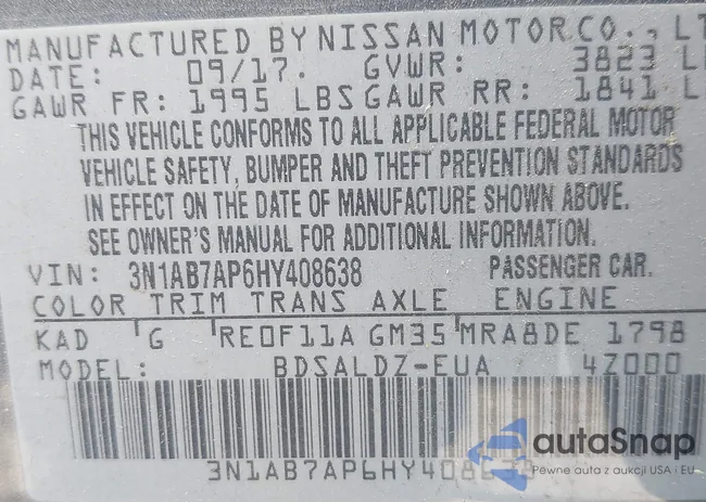 3N1AB7AP6HY408638: 42641717